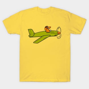 The Boxin Dachshund Flying Ace T-Shirt